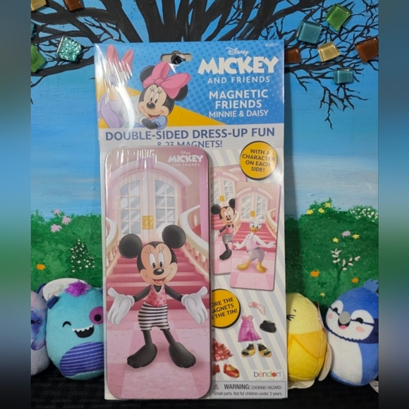 Disney Other - Disney Mickey and Friends Magnetic Dress-Up Set - Pink and Black